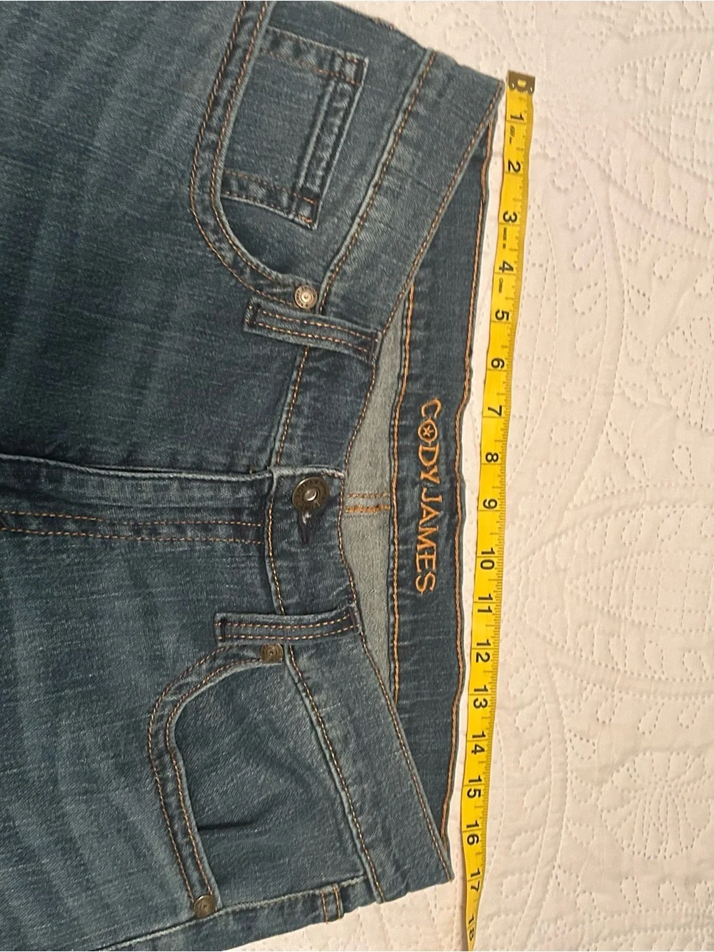 Cody James Slim Straight Jeans in Denim Blue
